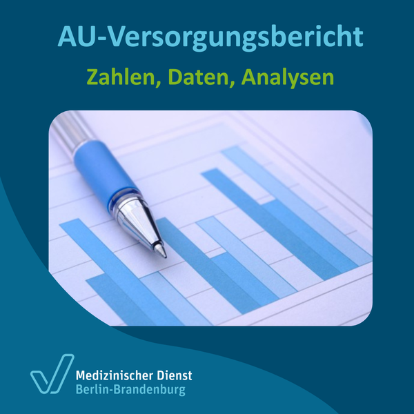 Coverbild für den Versorgungsbericht Arbeitsunfähigkeit: Es zeigt ein Symbolfoto für Daten und Diagramme