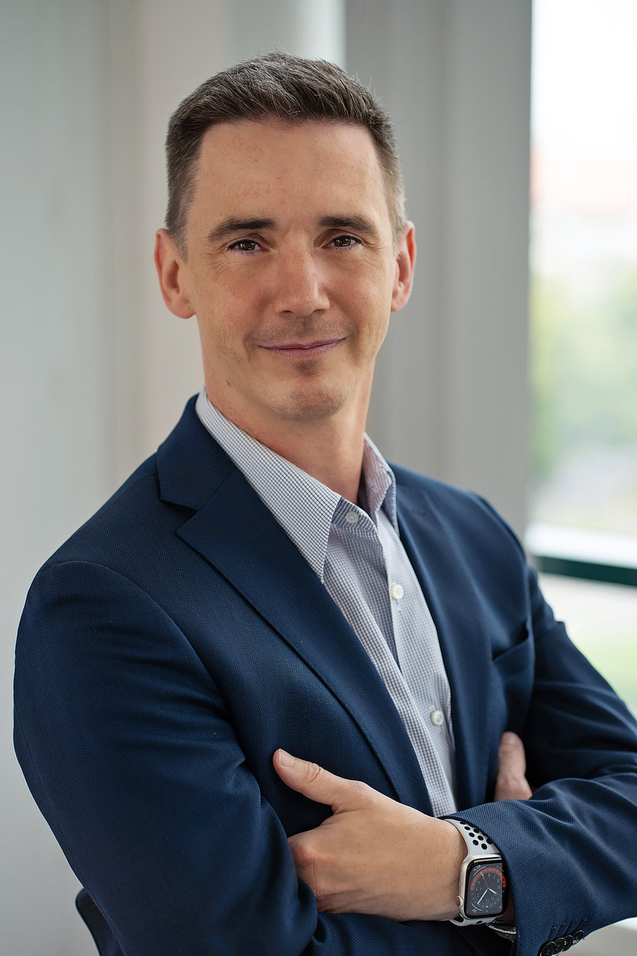 Foto des stellvertretenden Leiters des Geschäftsbereichs Pflege des MD BB, Rico Schäfer